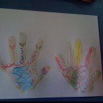 Hands on! It's a clever design by Valda, experimenting with materials and a recognizable shapes.