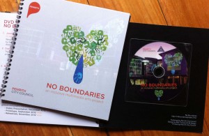 Booklet and DVD from the No Boundaries Project.